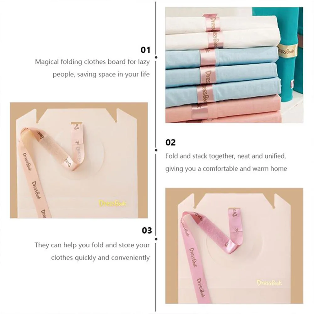 10Pcs 24x37.5CM Shirt Folding Board Clothes Folders