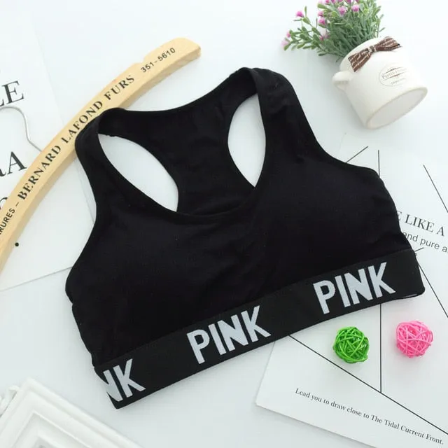 AfroditaUme Women Casual Crop Top Cropped Padded Bra Tank Top Vest Fitness Stretch Tanks Workout Bras
