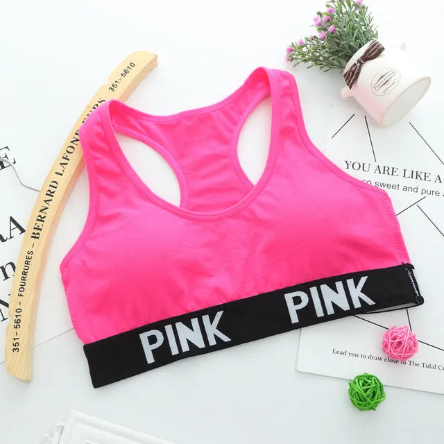 AfroditaUme Women Casual Crop Top Cropped Padded Bra Tank Top Vest Fitness Stretch Tanks Workout Bras