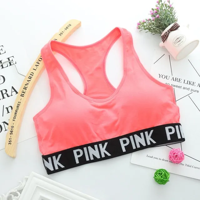 AfroditaUme Women Casual Crop Top Cropped Padded Bra Tank Top Vest Fitness Stretch Tanks Workout Bras