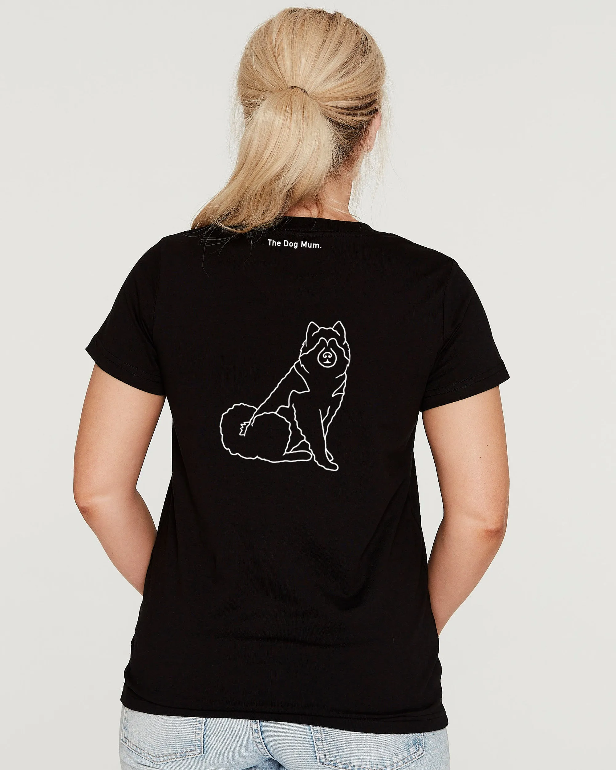 Alaskan Malamute Mum Illustration: Classic T-Shirt