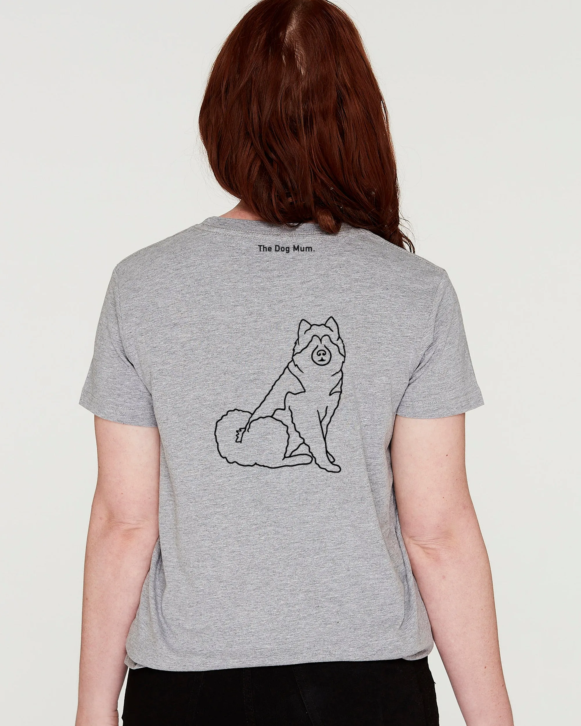 Alaskan Malamute Mum Illustration: Classic T-Shirt