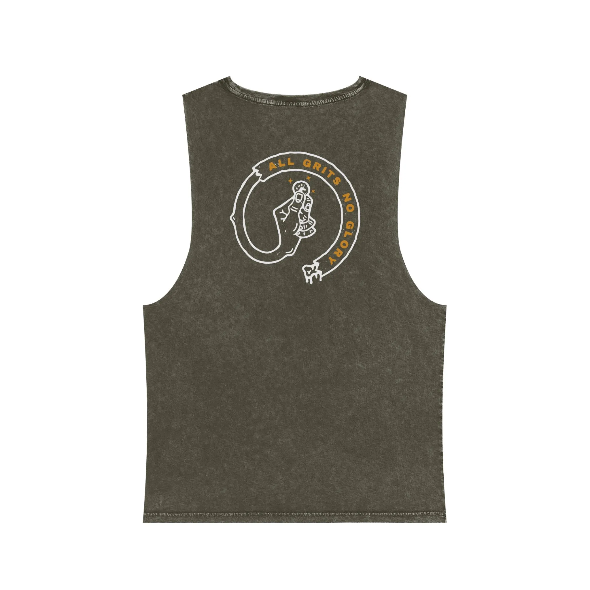 All Grits No Glory - Stonewash Tank Top - Unisex