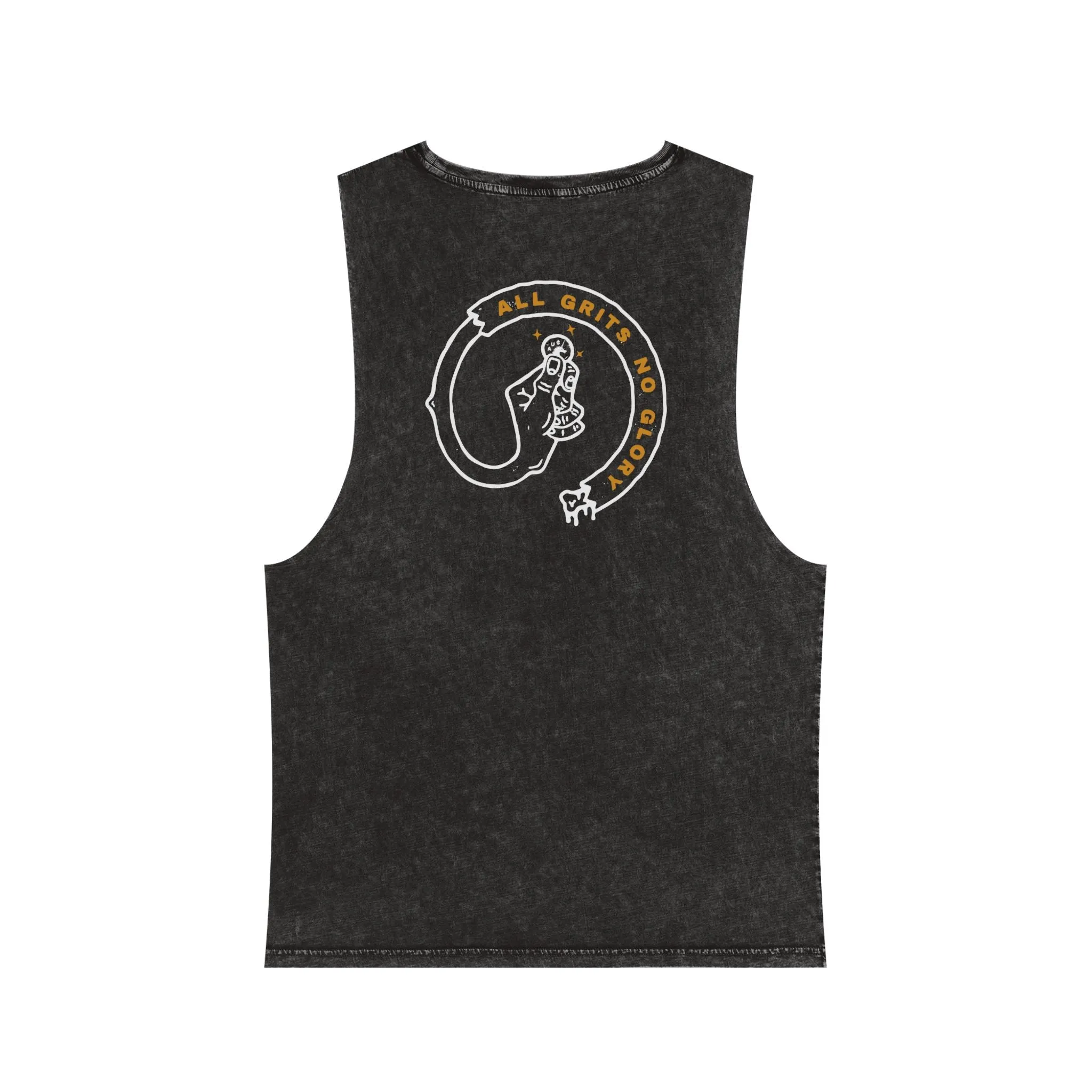 All Grits No Glory - Stonewash Tank Top - Unisex