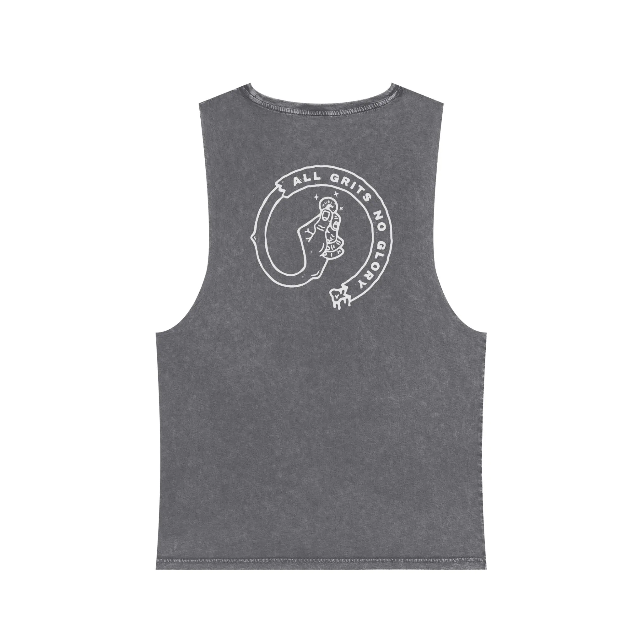 All Grits No Glory - Stonewash Tank Top - Unisex