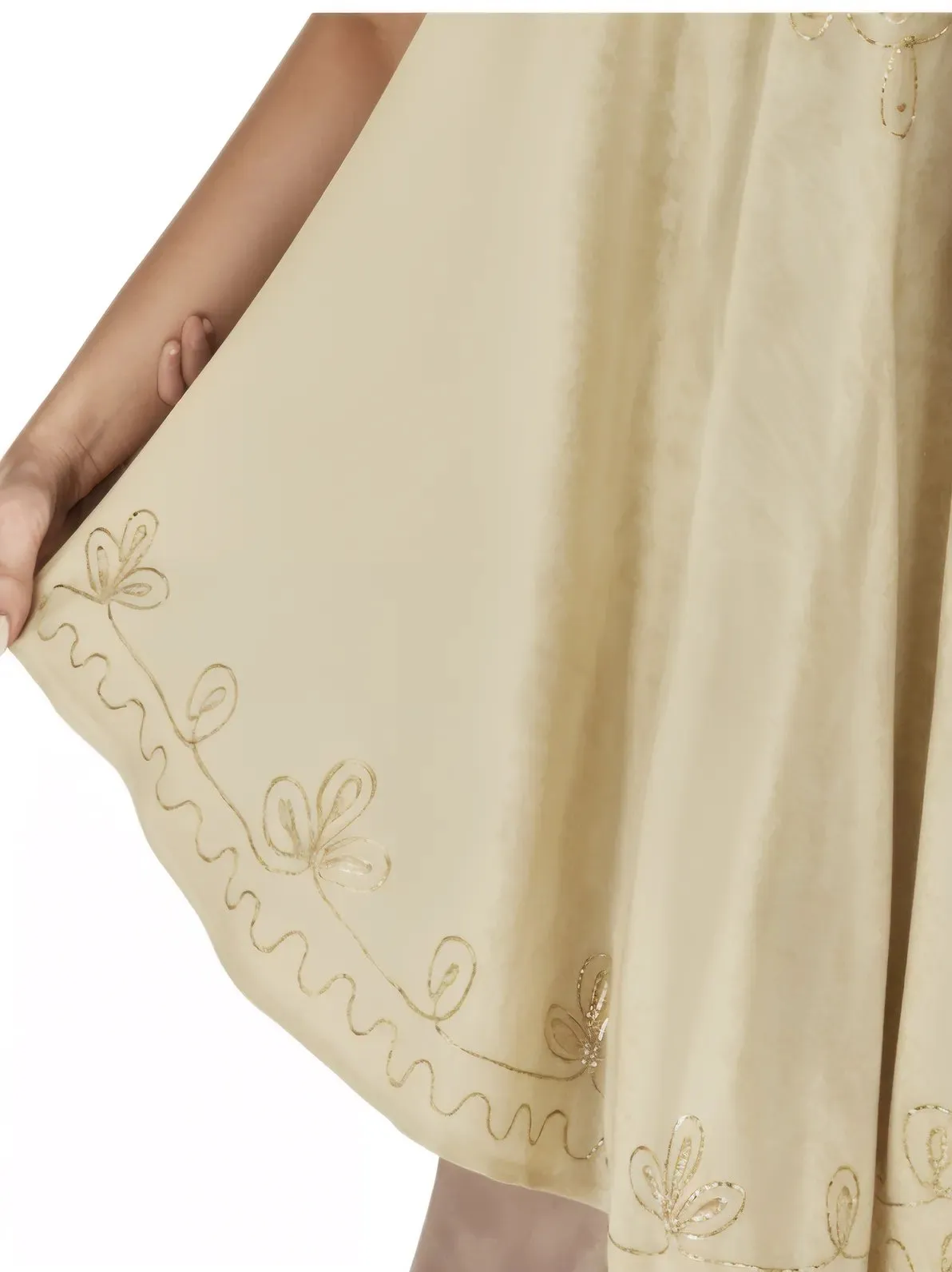 Antiqued Yellow Boho Short Sleeve Flowy Dress – Loose Fit| Tenku Designs