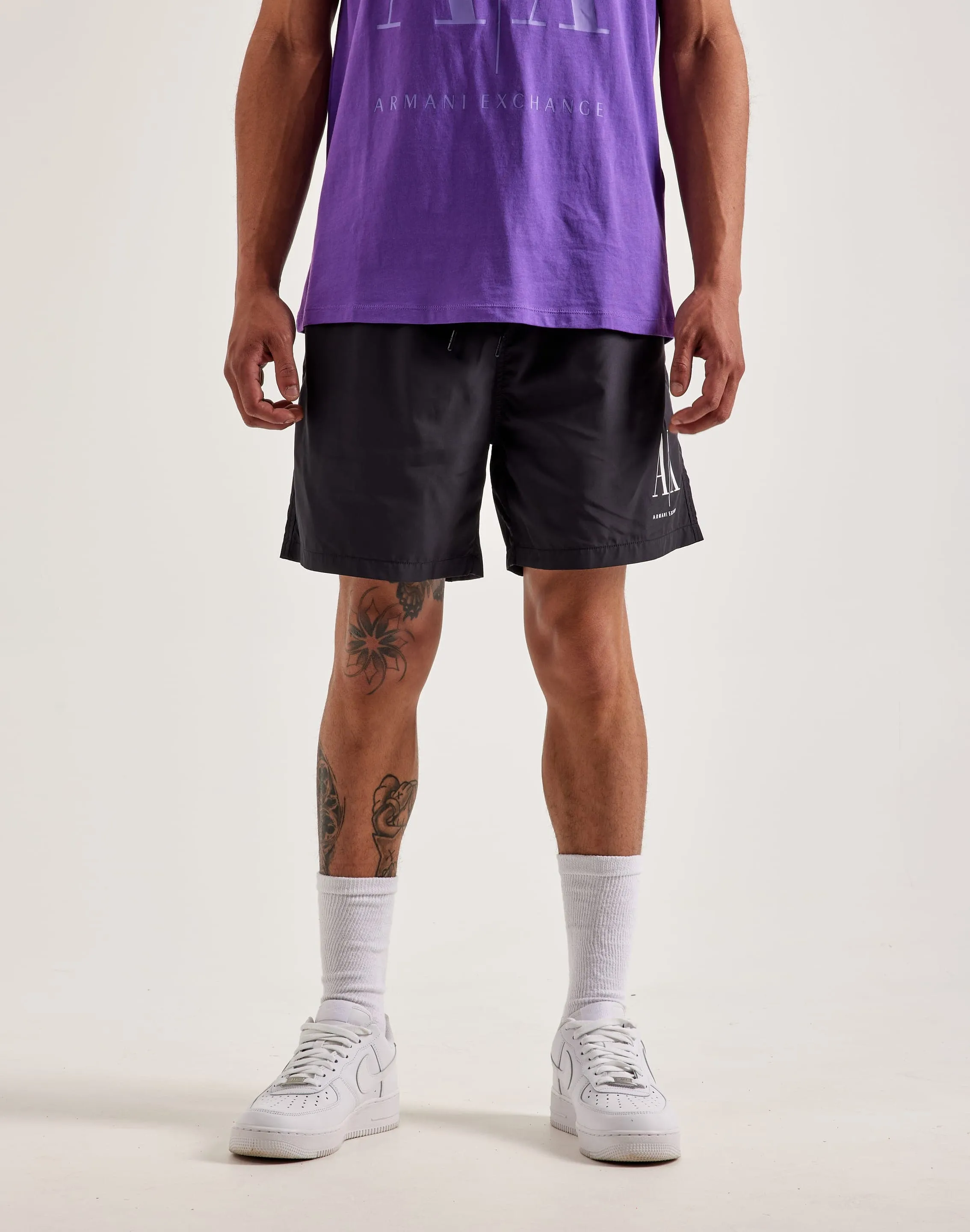 Armani Exchange Logo Swim Shorts