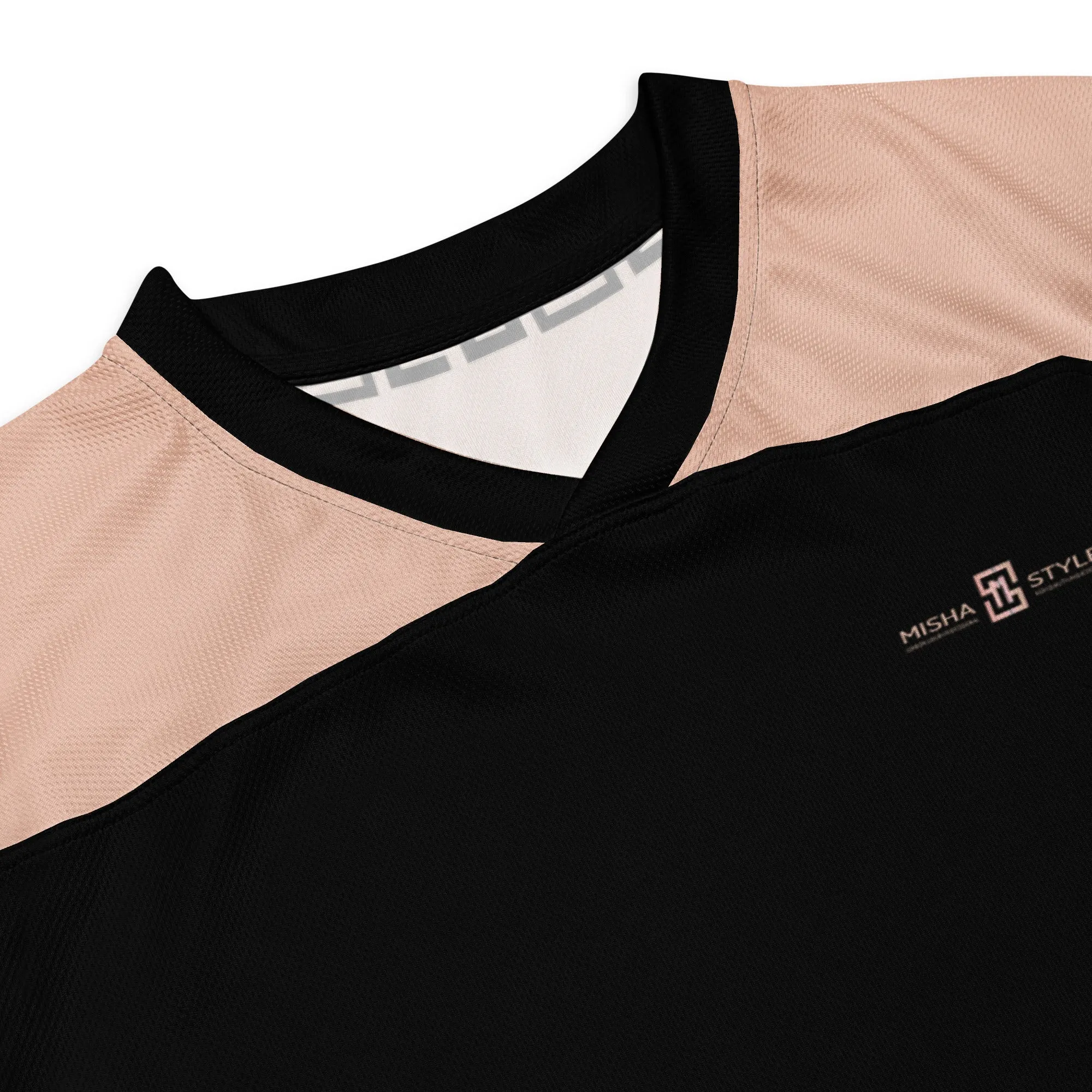 Black Recycled hockey fan jersey