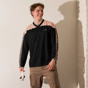 Black Recycled hockey fan jersey