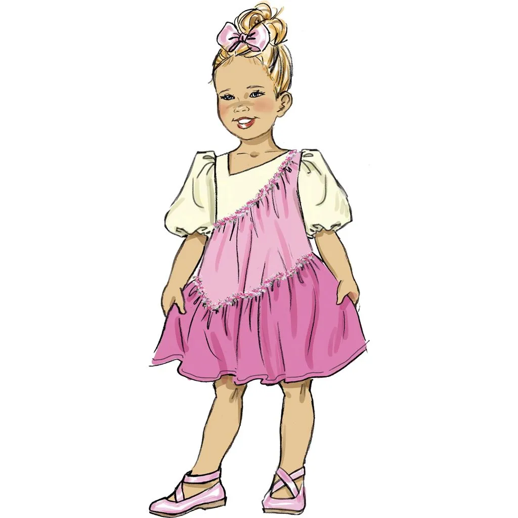Butterick Pattern B6988 Children's Dresses
