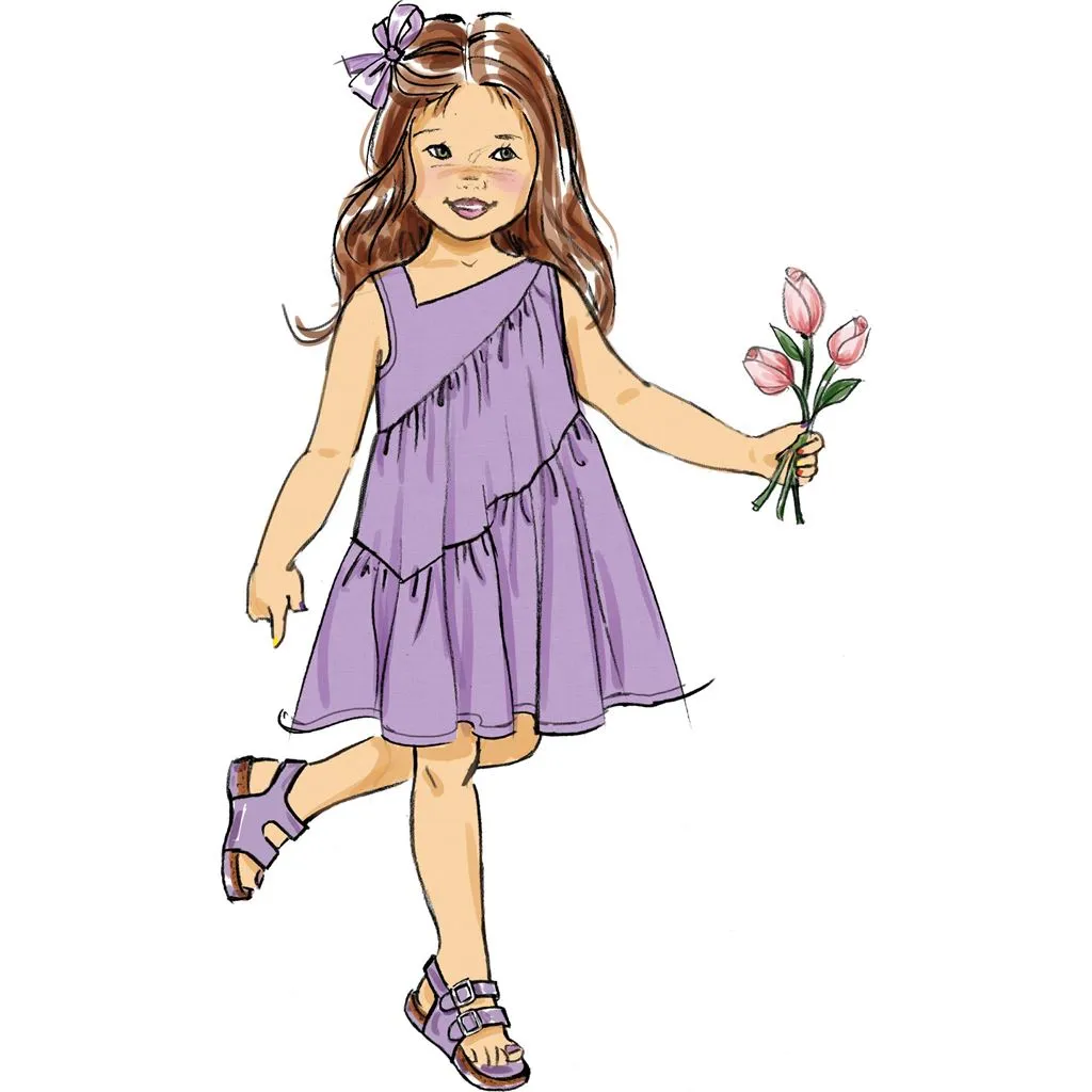 Butterick Pattern B6988 Children's Dresses