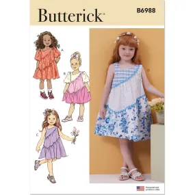 Butterick Pattern B6988 Children's Dresses