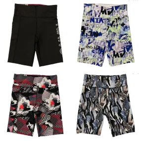Calvin Klein Womens High Rise Fashion Print Bike Shorts