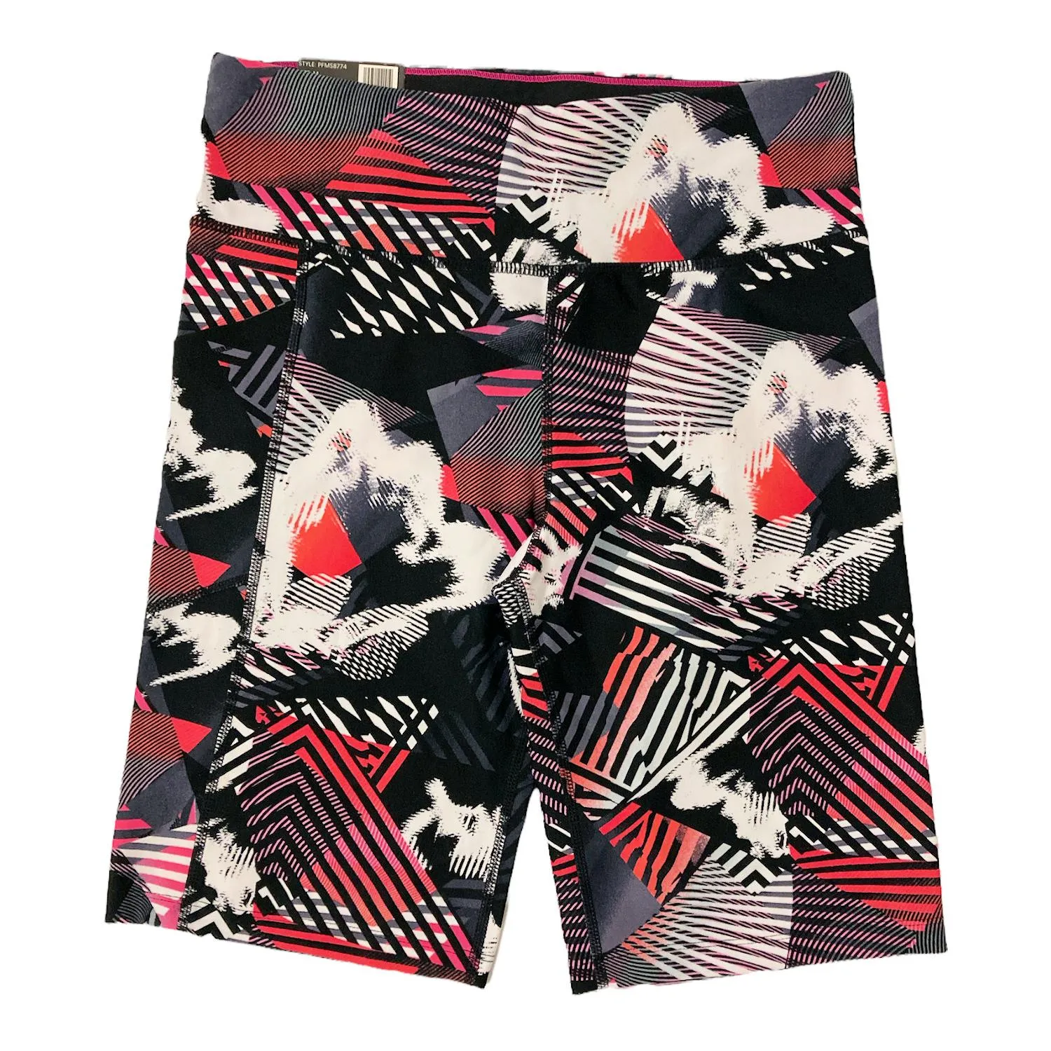 Calvin Klein Womens High Rise Fashion Print Bike Shorts
