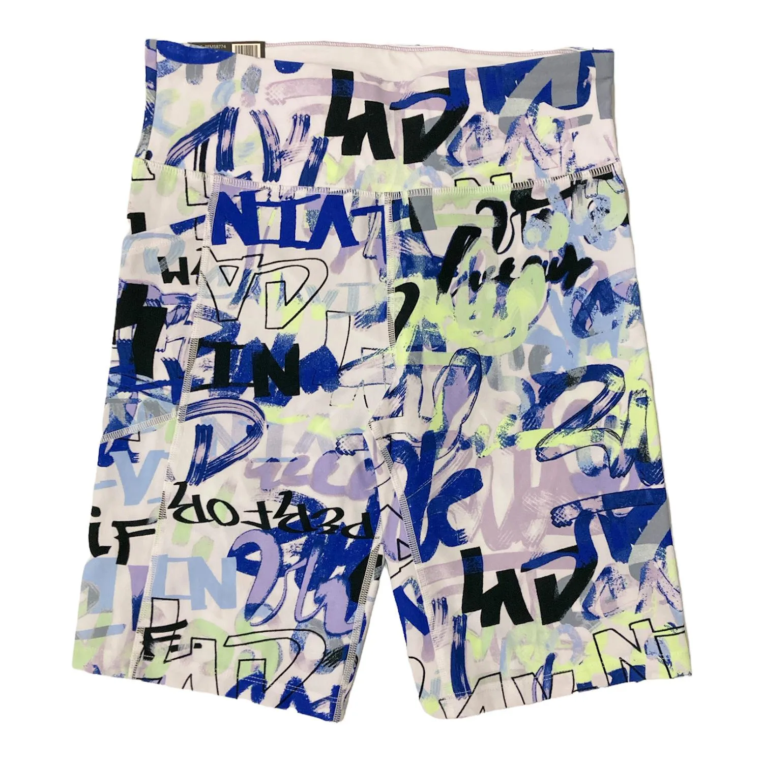 Calvin Klein Womens High Rise Fashion Print Bike Shorts