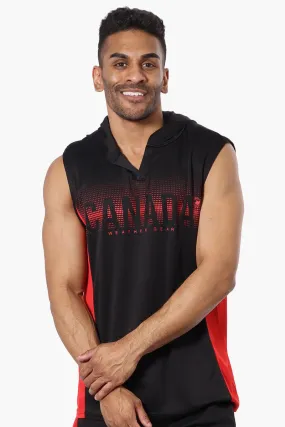 Canada Weather Gear Hooded Muscle Tee - Black