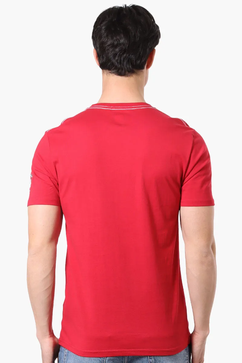 Canada Weather Gear I Am Canadian Print Tee - Red