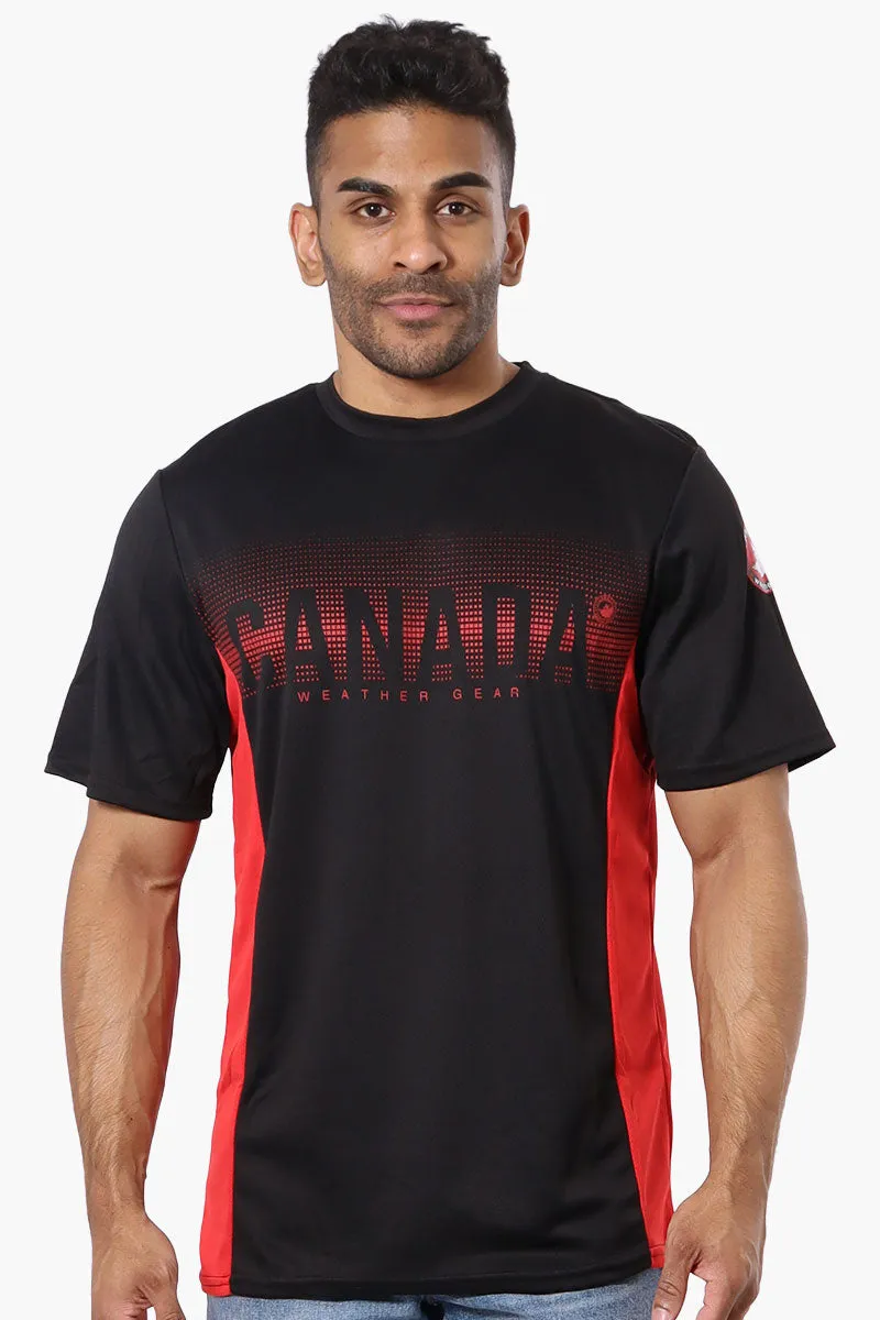 Canada Weather Gear Mesh Crew Neck Tee - Black