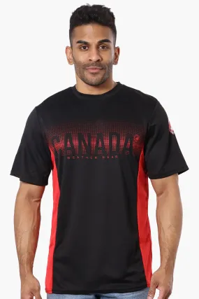 Canada Weather Gear Mesh Crew Neck Tee - Black