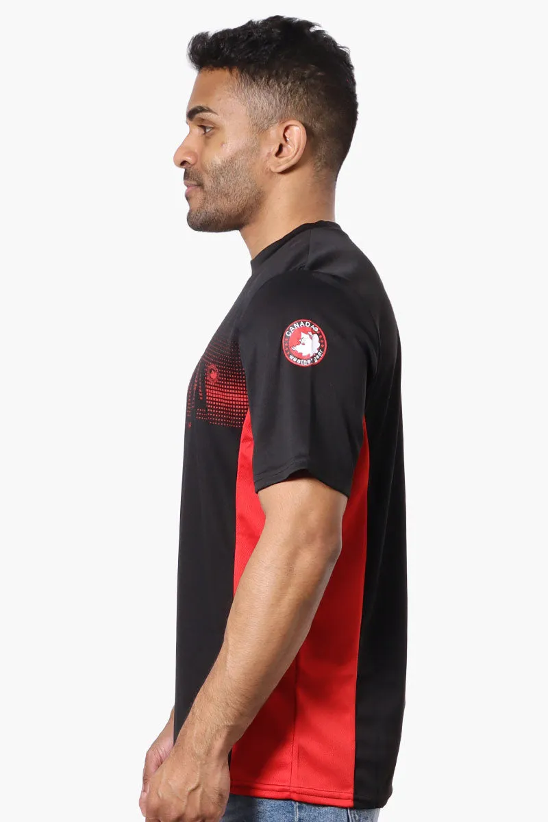 Canada Weather Gear Mesh Crew Neck Tee - Black