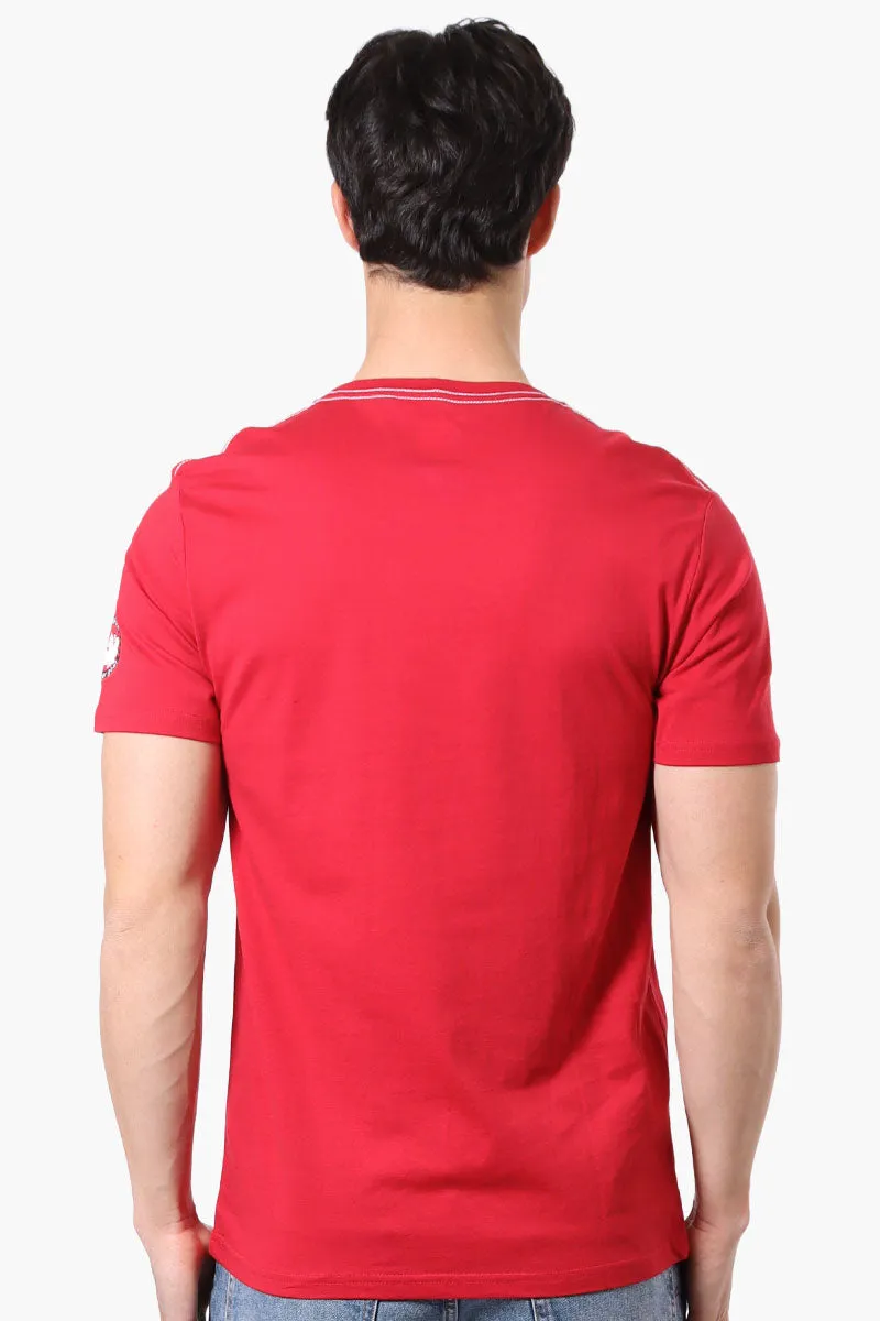 Canada Weather Gear Strong And Free Print Tee - Red