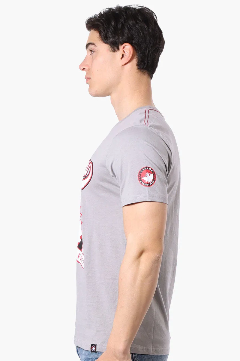 Canada Weather Gear Strong And Free Print Tee - Stone