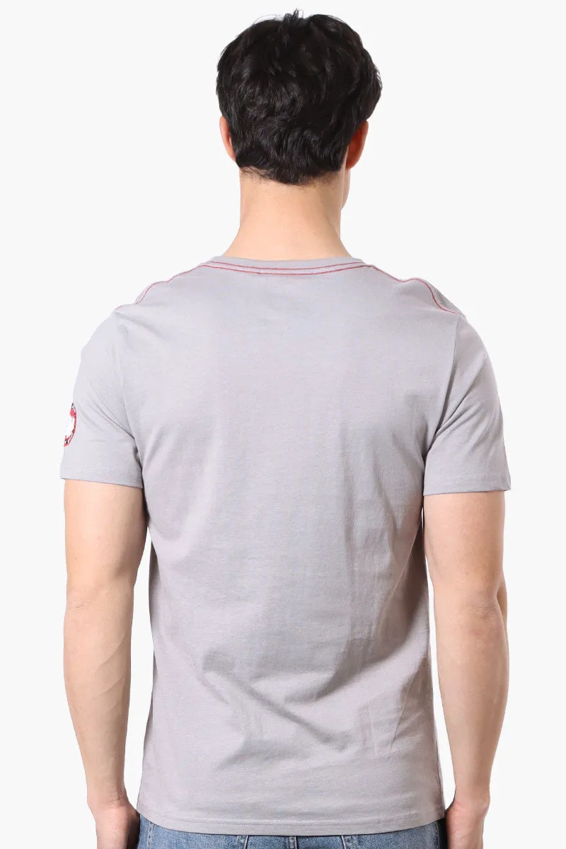 Canada Weather Gear Strong And Free Print Tee - Stone
