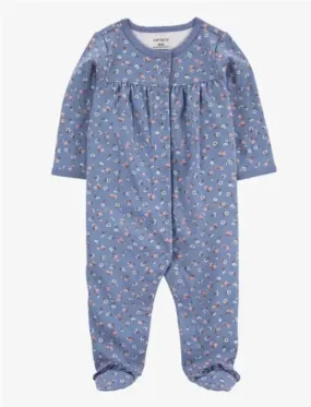 Carter's   Baby Floral Snap-Up Cotton Sleep &amp; Play Pajamas
