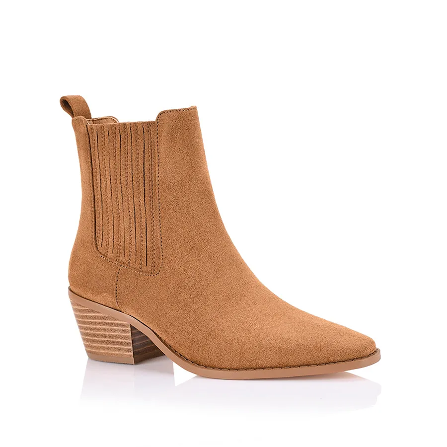 Dale Chelsea Ankle Boots - Tan Micro
