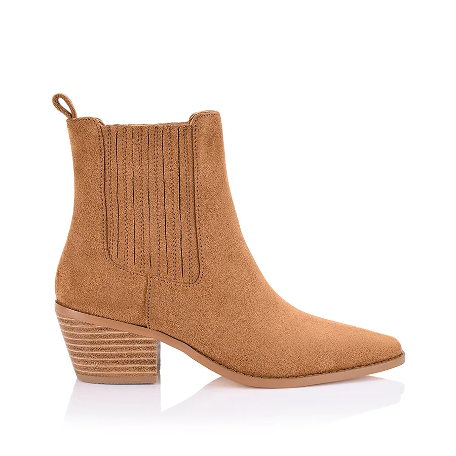 Dale Chelsea Ankle Boots - Tan Micro