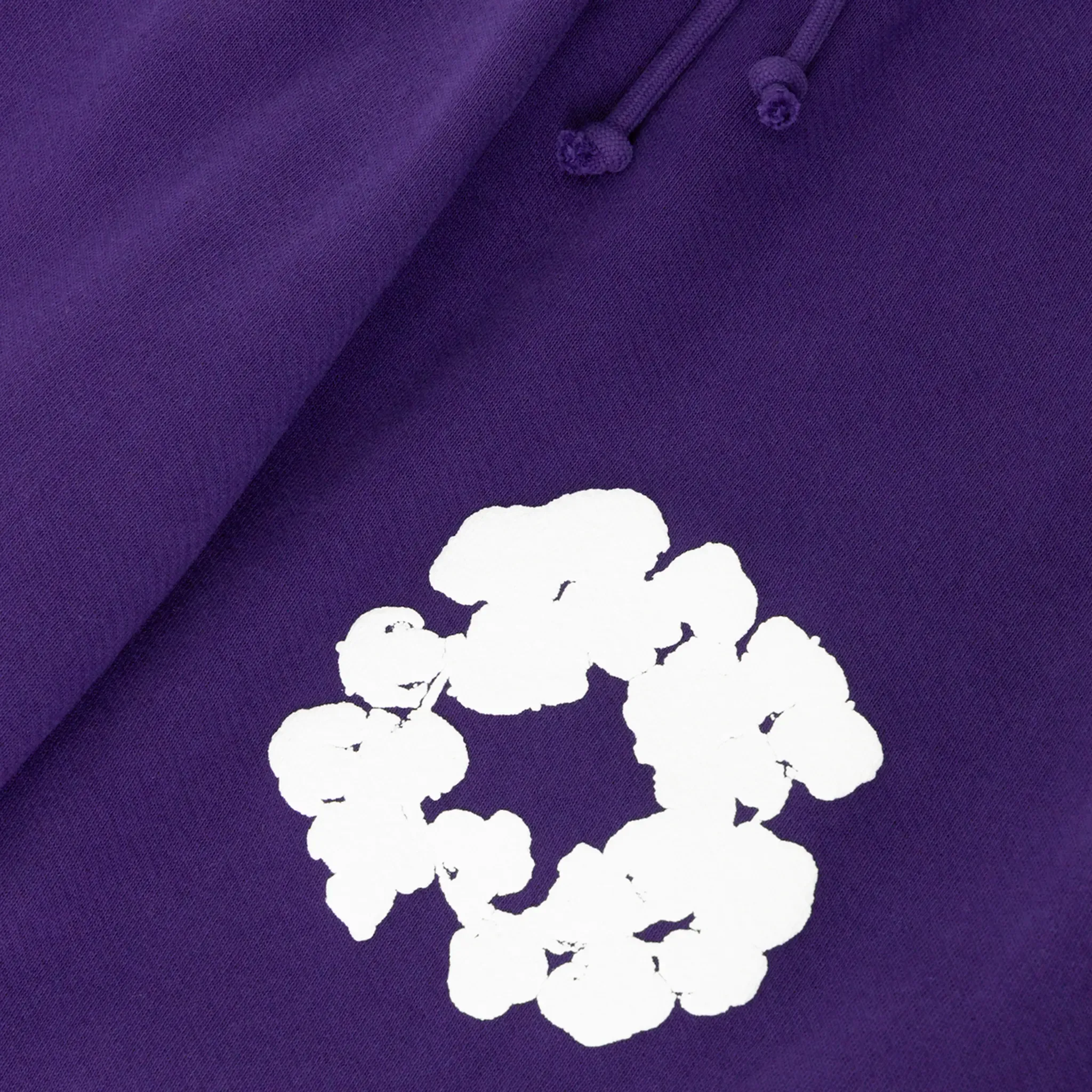 Denim Tears The Cotton Wreath Purple Shorts