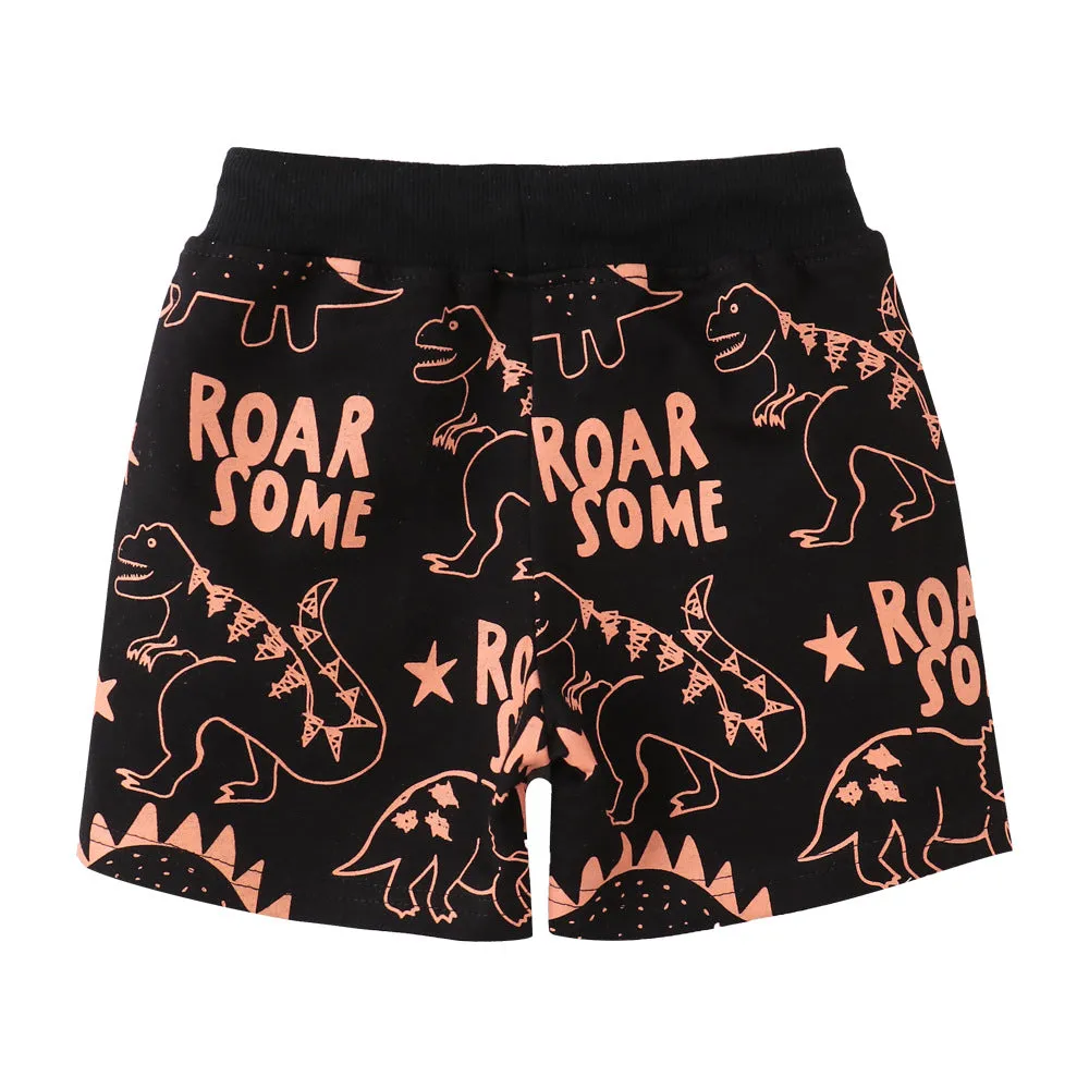 Dinosaur Print Summer Shorts