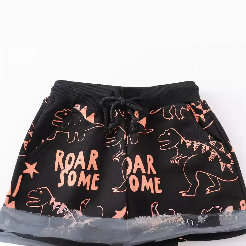 Dinosaur Print Summer Shorts