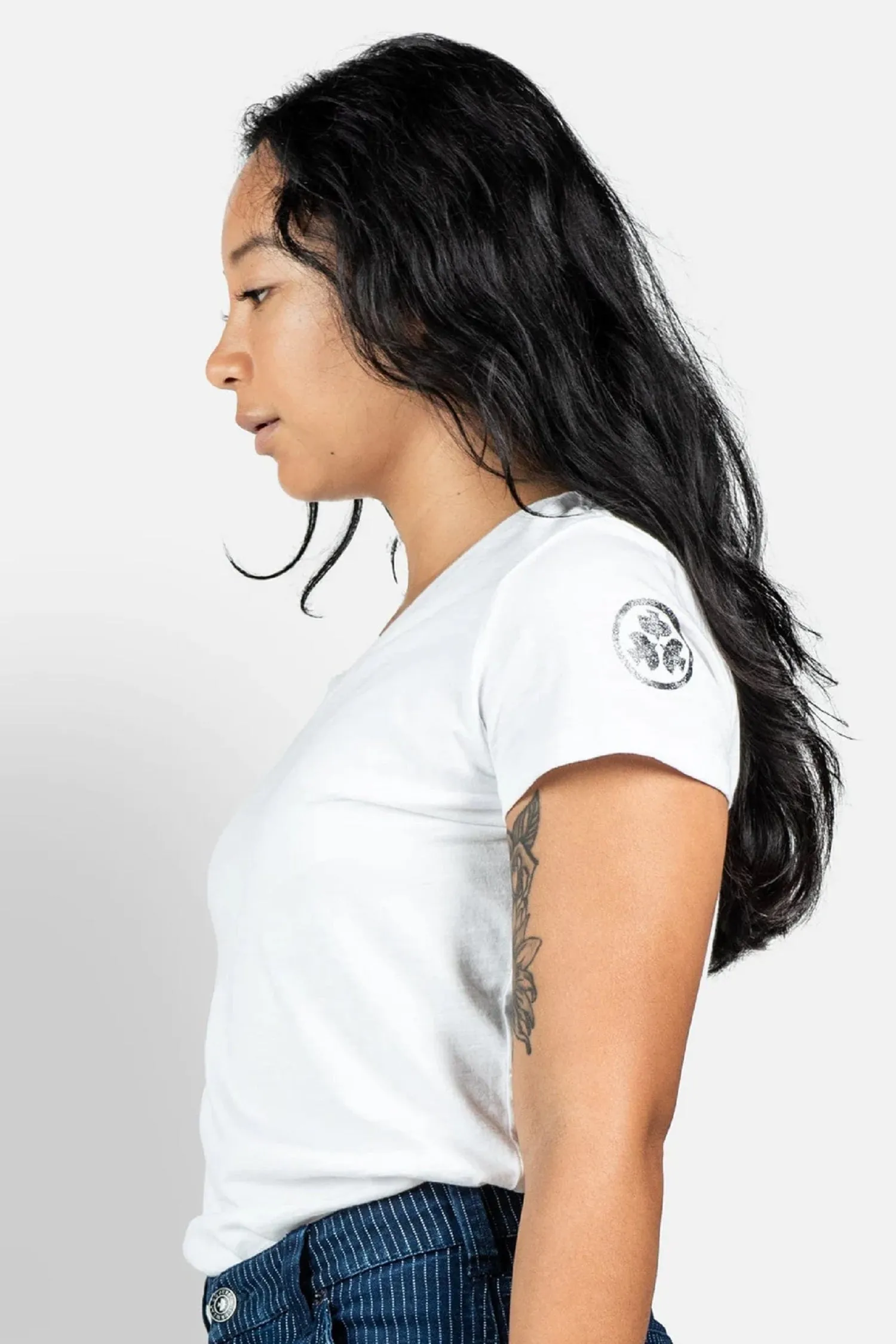 Dovetail Workwear Women's V-Neck Short Sleeve T-Shirt