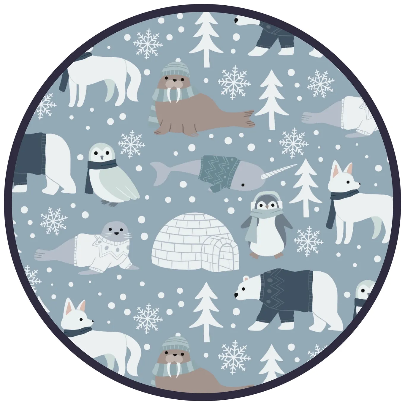 Emerson and Friends kids polar pals pajamas