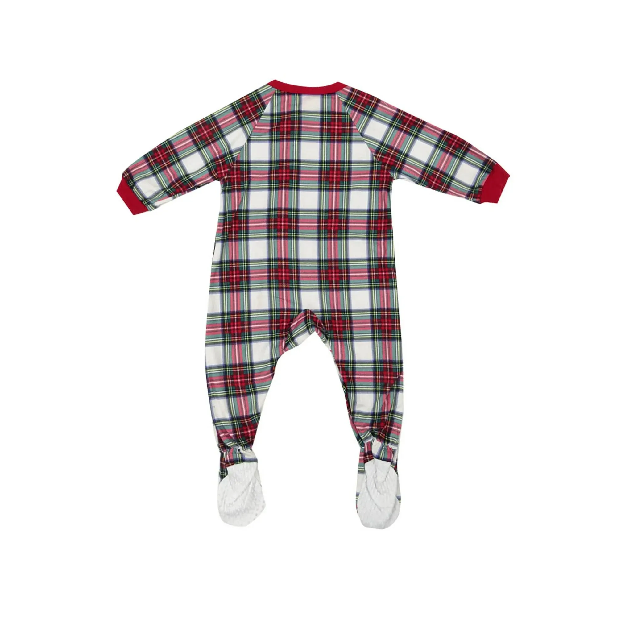 Family Pajamas Baby Boys Girls 1-Pc. Pajamas  Color Stewart Plaid Size 12 months