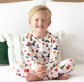FINAL SALE - Christmas Morning Kid's PJ Set