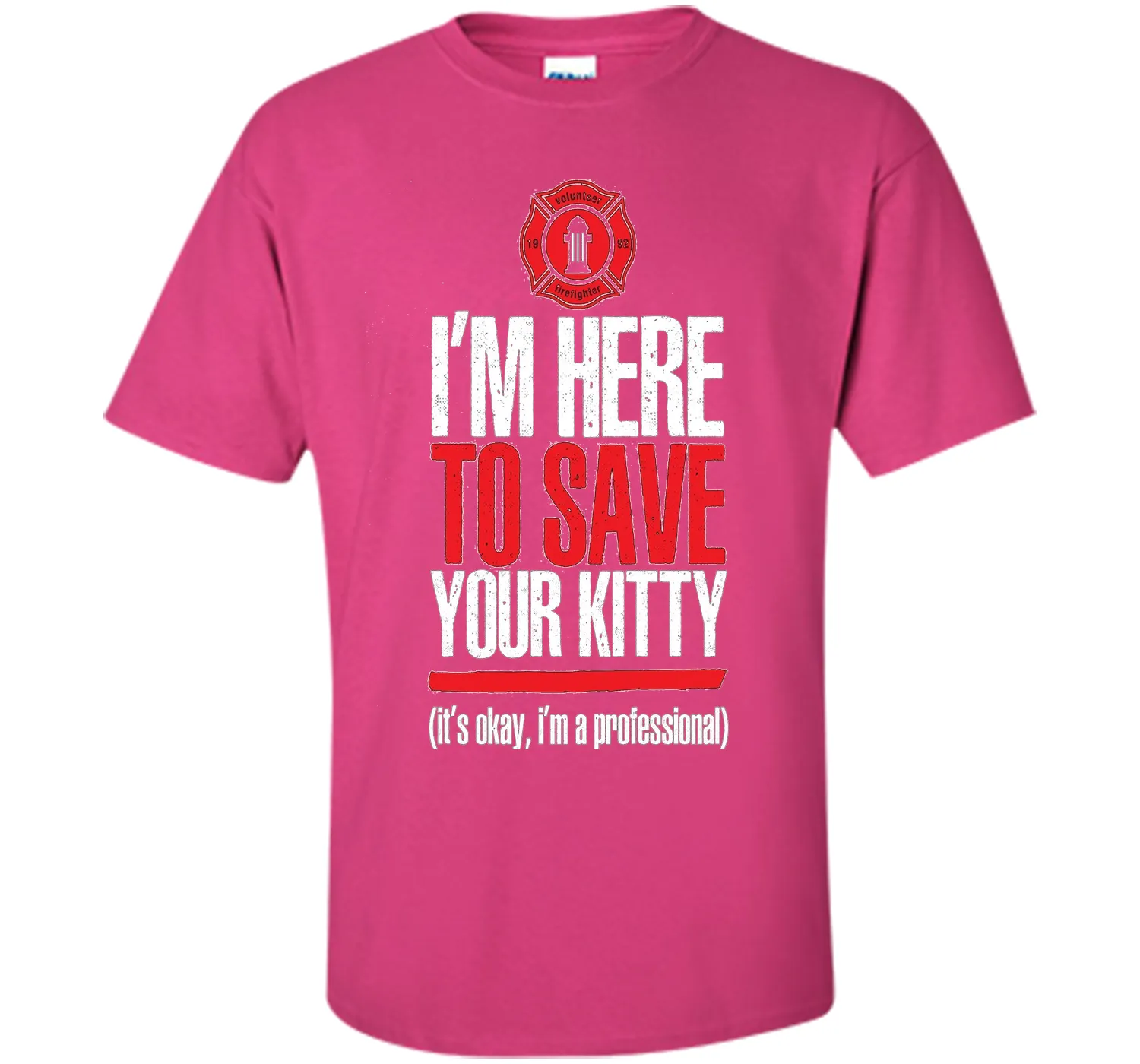 Fire Fighter Volunteer 1992 Funny Quote Gift T-shirt