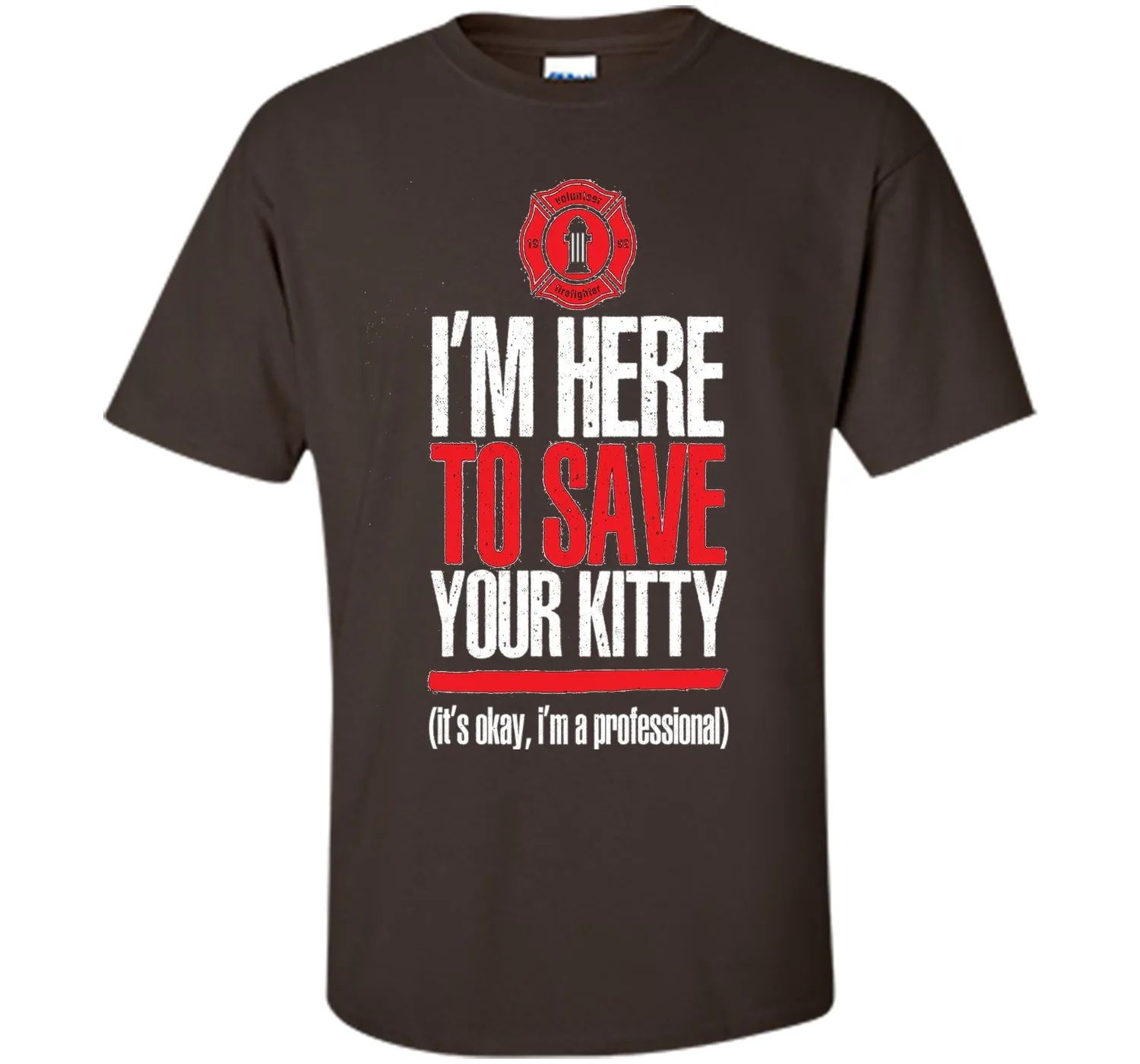 Fire Fighter Volunteer 1992 Funny Quote Gift T-shirt