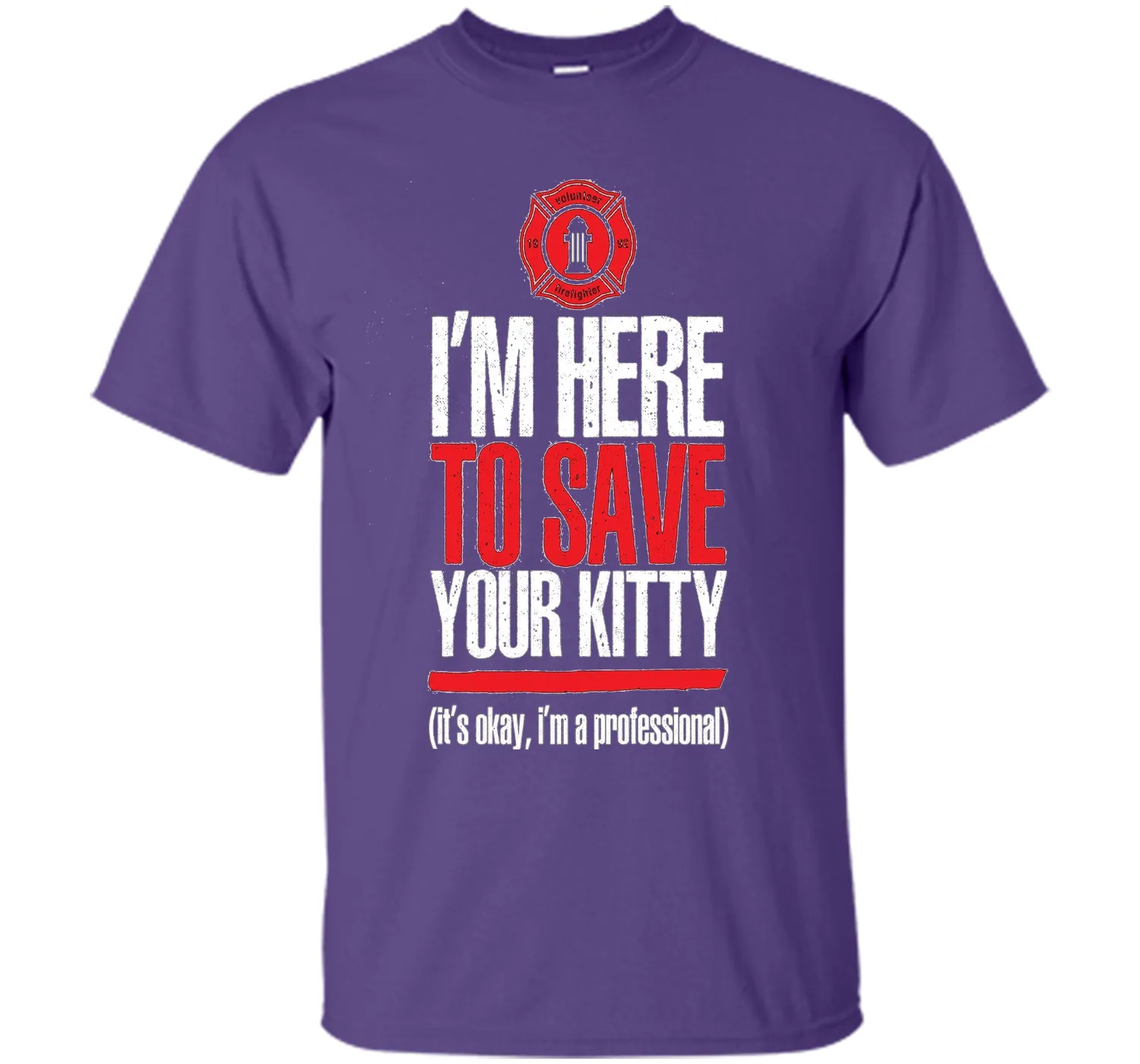 Fire Fighter Volunteer 1992 Funny Quote Gift T-shirt