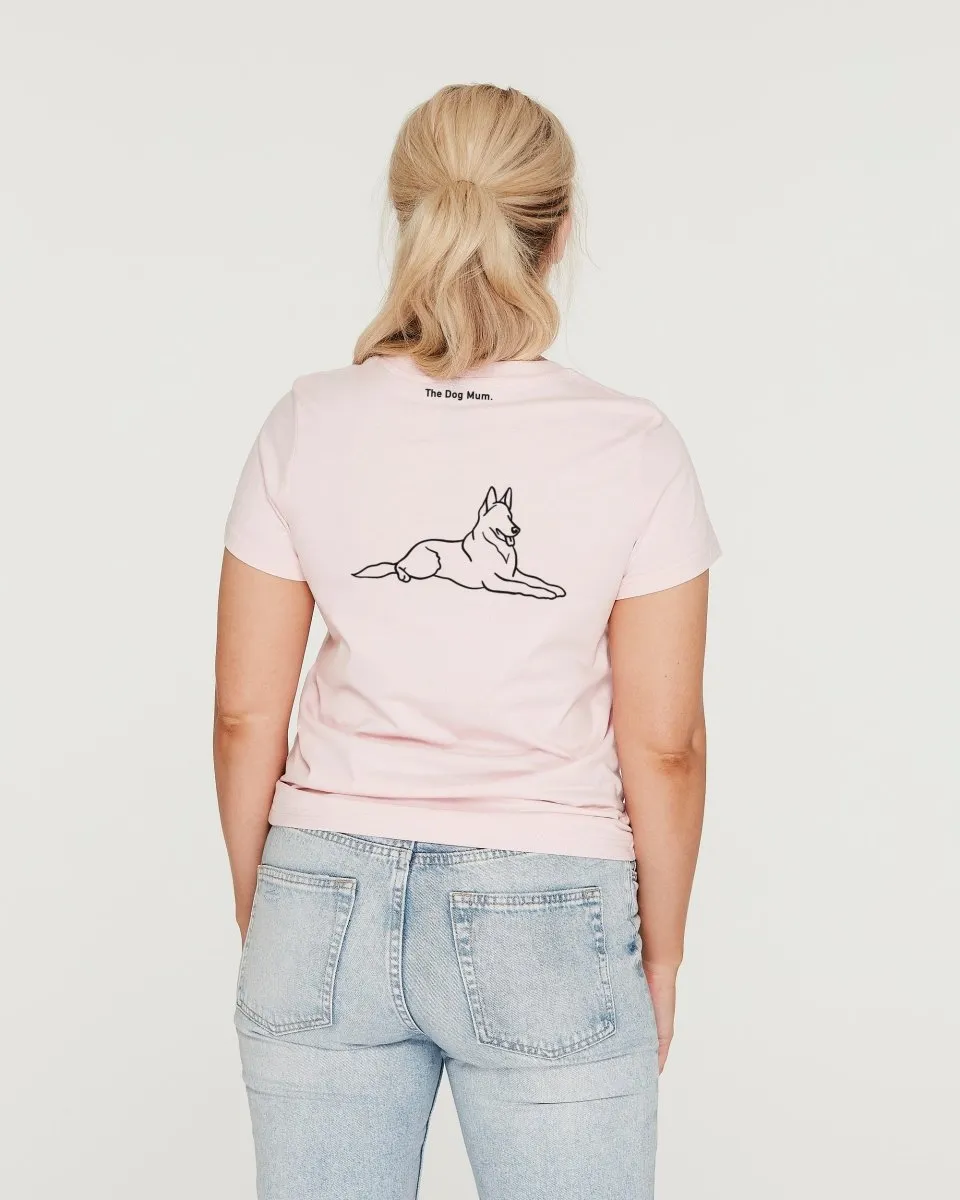 German Shepherd Mum Illustration: Classic T-Shirt
