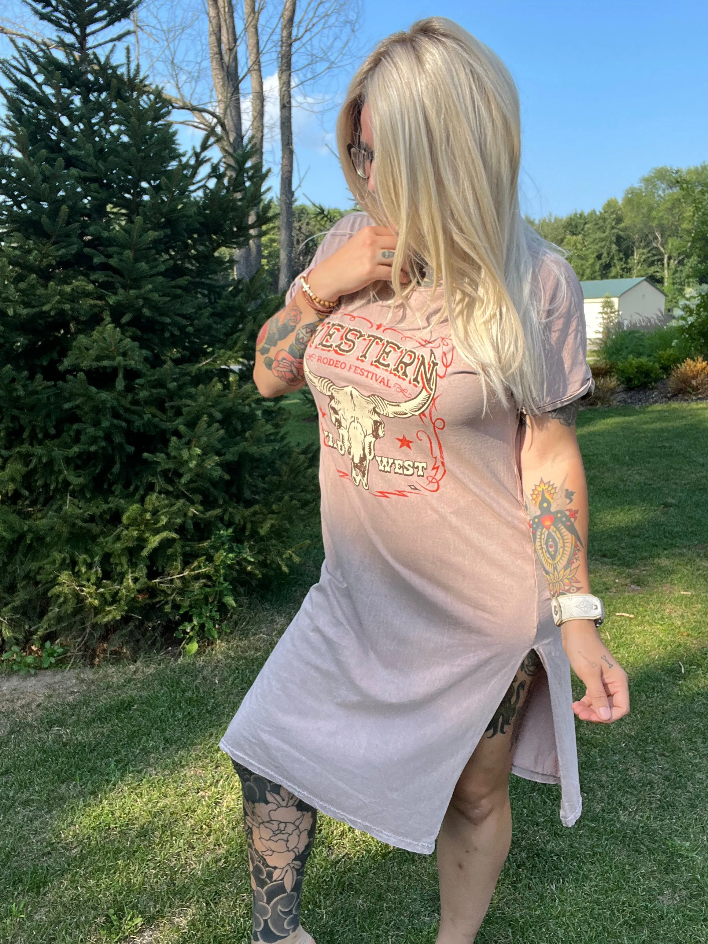 Get Sturdy Graphic Dress
