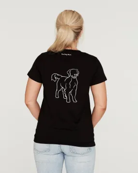 Golden Retriever Mum Illustration: Classic T-Shirt