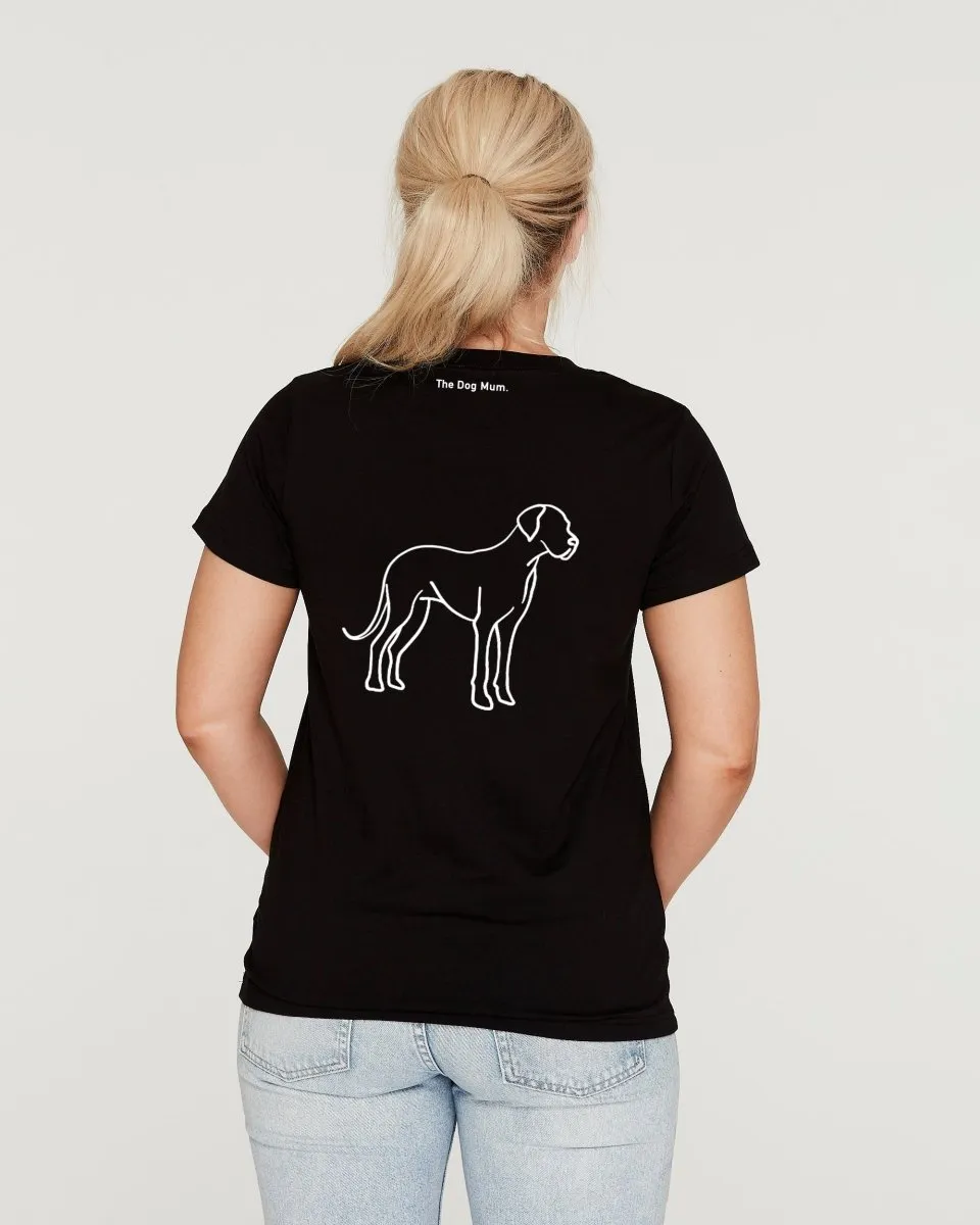 Great Dane Mum Illustration: Classic T-Shirt