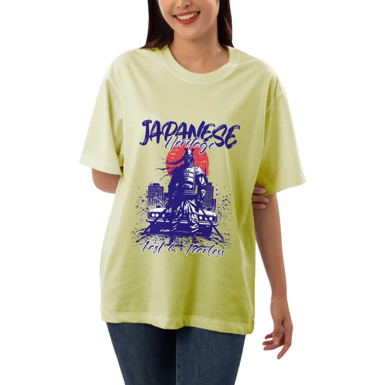 Japanese heritage Womens Oversized T-shirt