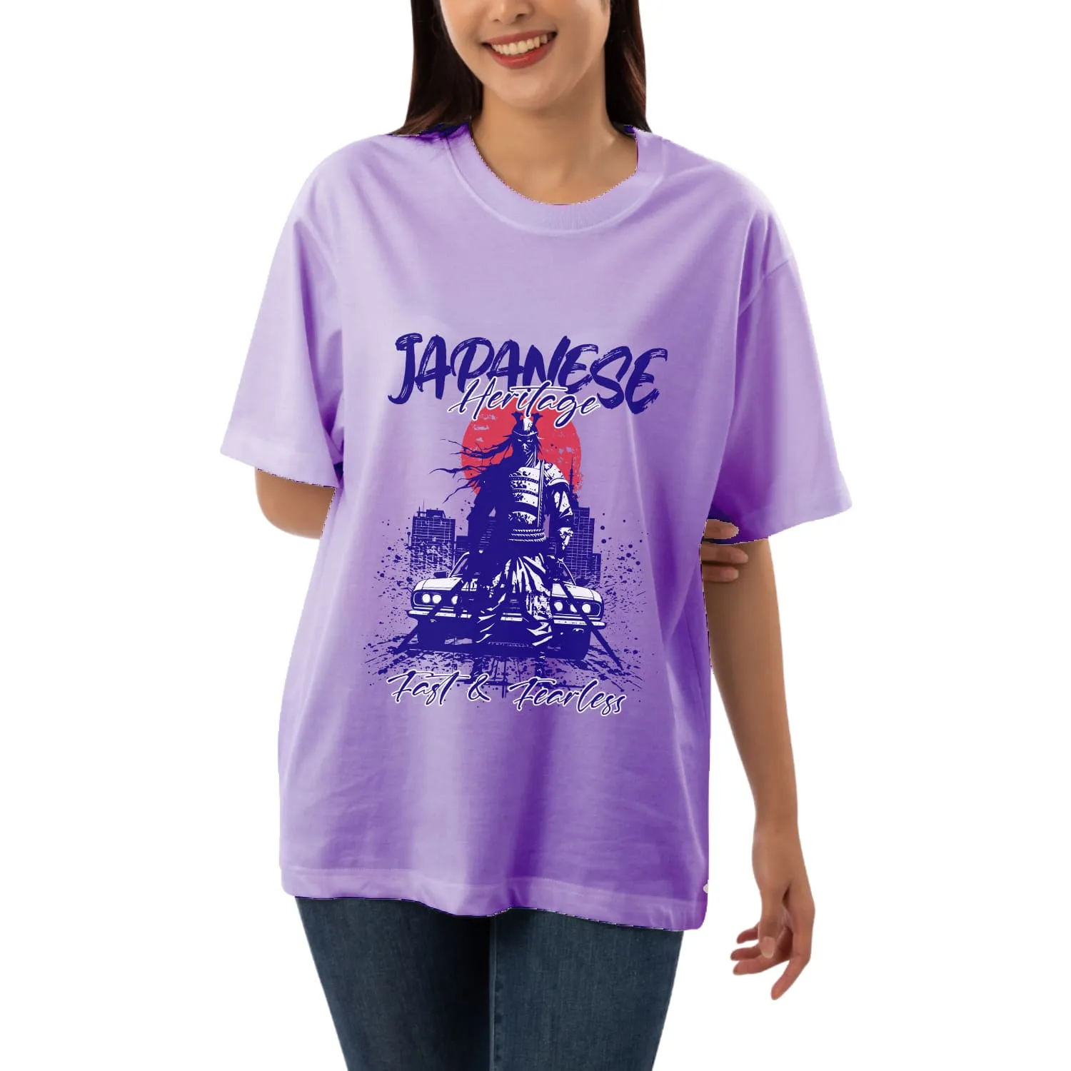 Japanese heritage Womens Oversized T-shirt