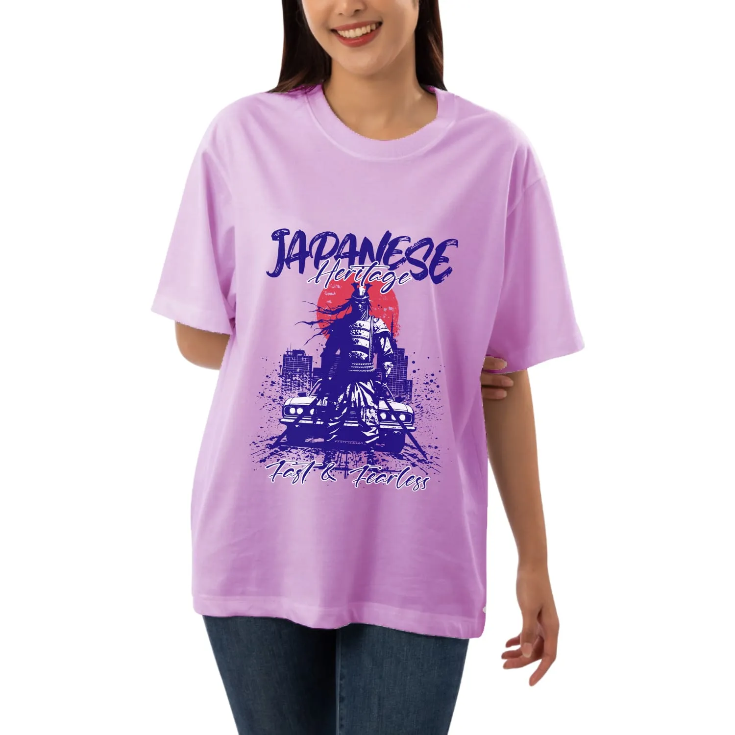 Japanese heritage Womens Oversized T-shirt