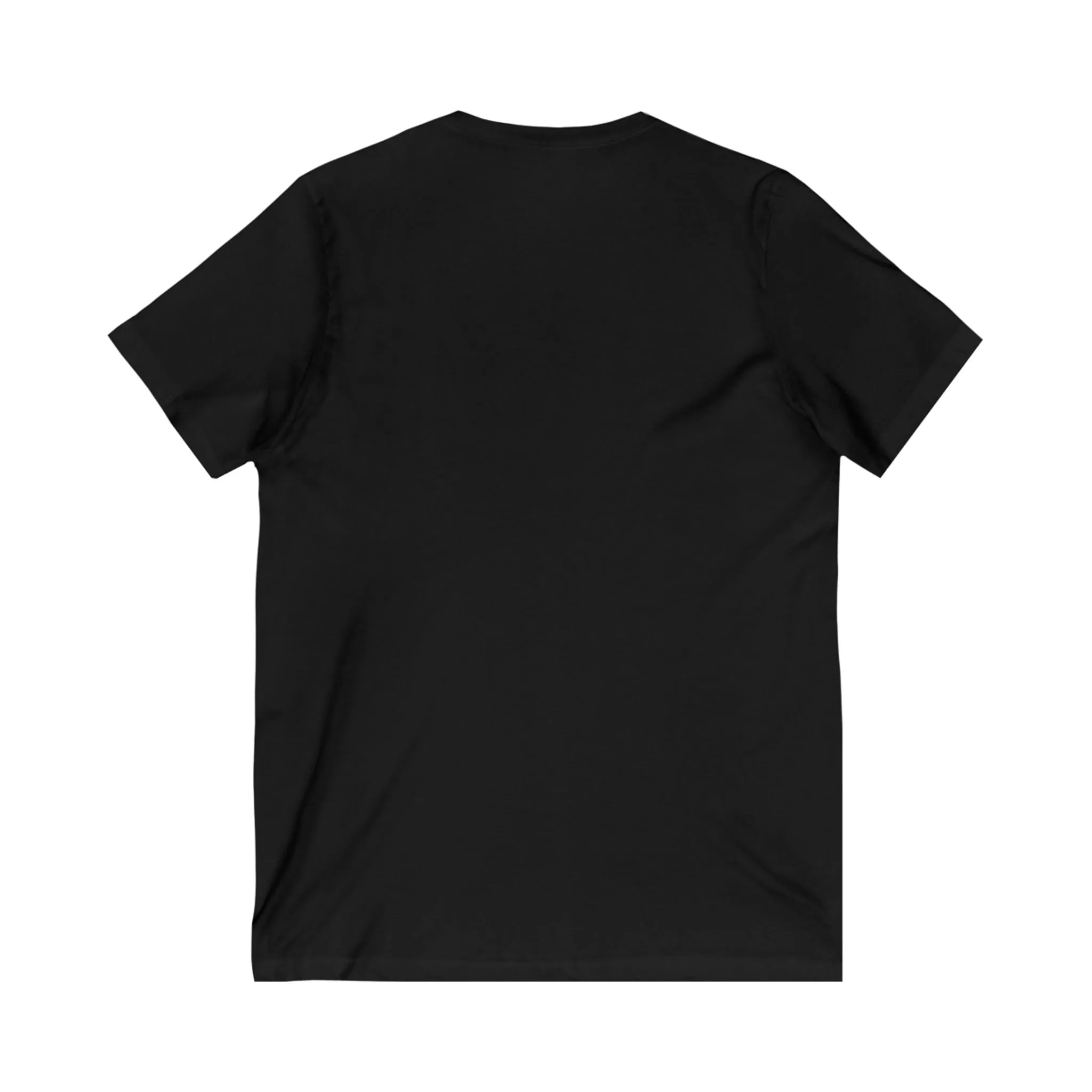 Kissing Seahorse, Unisex Jersey Short Sleeve V-Neck Tee