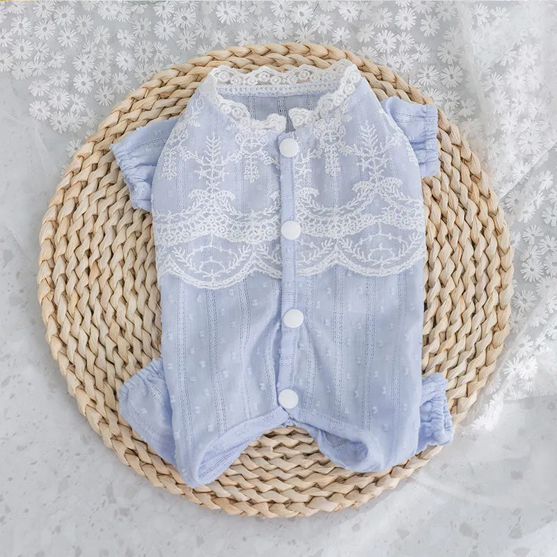 Lace Onesie Pet Pajamas