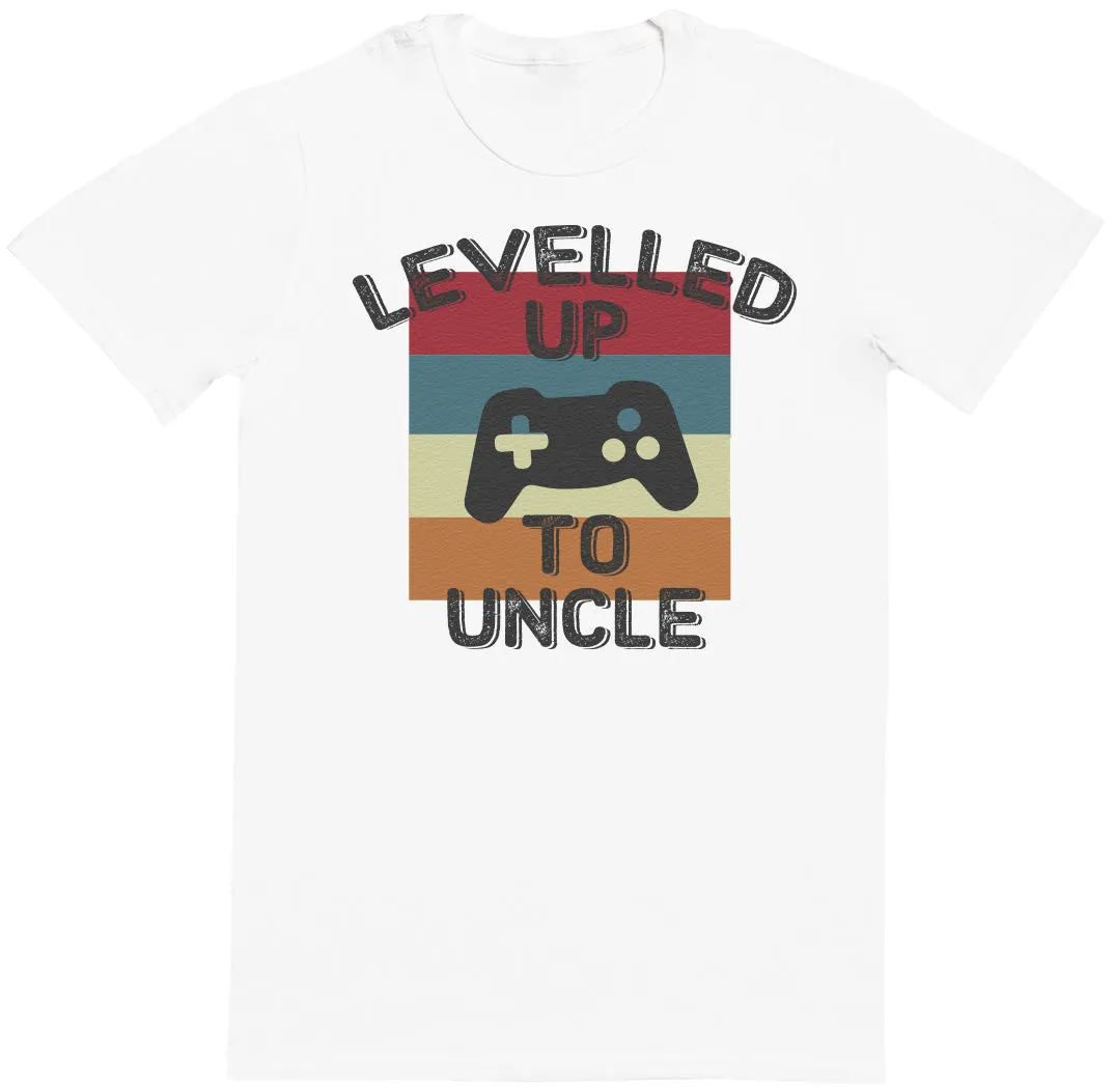 Levelled Up Uncle - Mens T-Shirt - Uncle T-Shirt